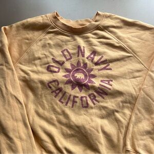 Old Navy California Crop Sweatshirt